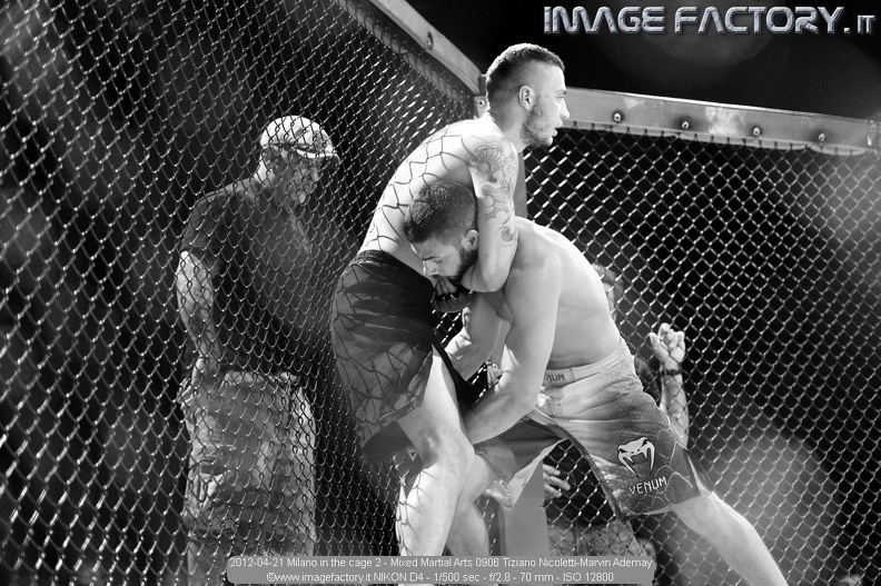 2012-04-21 Milano in the cage 2 - Mixed Martial Arts 0906 Tiziano Nicoletti-Marvin Ademay.jpg